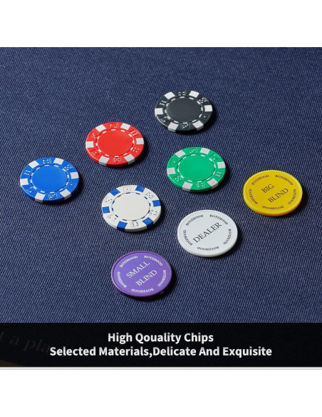 Set de Póker Boyzhood 300 Piezas con Estuche de Aluminio