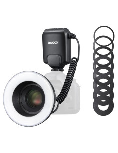 Flash Anular Macro Godox ML150II 420g Luz GN12 5800K-200K