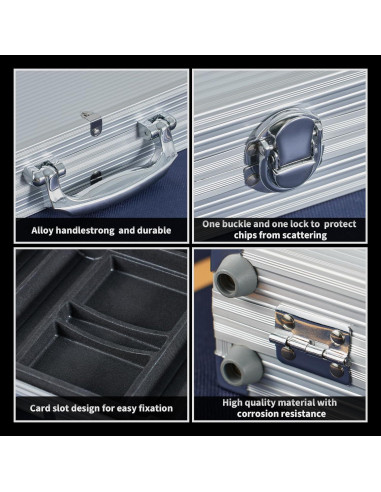 Set de Póker Boyzhood 300 Piezas con Estuche de Aluminio