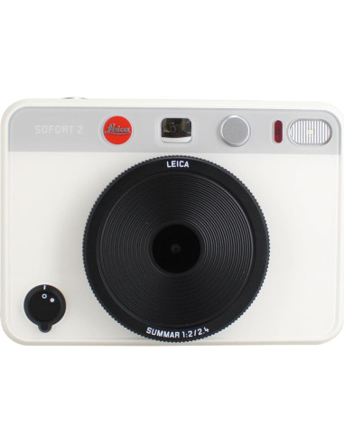 Cámara Instantánea Híbrida Leica SOFORT 2 Blanca + 128GB