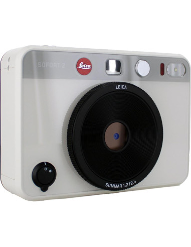 Cámara Instantánea Híbrida Leica SOFORT 2 Blanca + 128GB