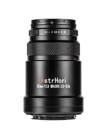 Lente Macro 7artisans AstrHori 25mm F2.8 para Sony E