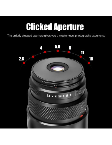 Lente Macro 7artisans AstrHori 25mm F2.8 para Sony E