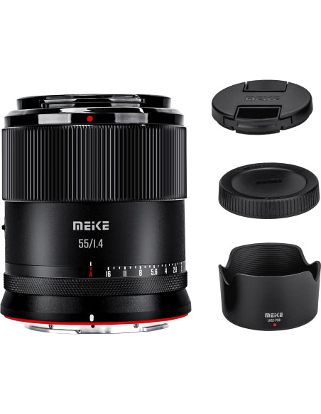 Lente Prime Meike 55mm F1.4 para Nikon Z APS-C - Enfoque Automático Lente Prime Meike 55mm F1.4 para Nikon Z APS-C - Enfoque Automático