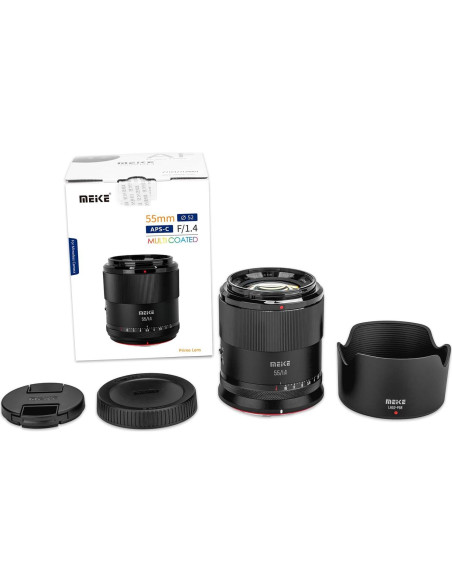 Lente Prime Meike 55mm F1.4 para Nikon Z APS-C - Enfoque Automático Lente Prime Meike 55mm F1.4 para Nikon Z APS-C - Enfoque Automático