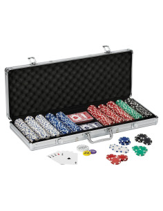 Juego de Póker Fat Cat 500 Fichas 11.5g con Estuche