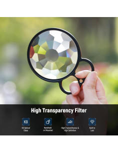 Filtro Prisma Kaleidoscopio NEEWER 77mm con Mango Ergonómico 2