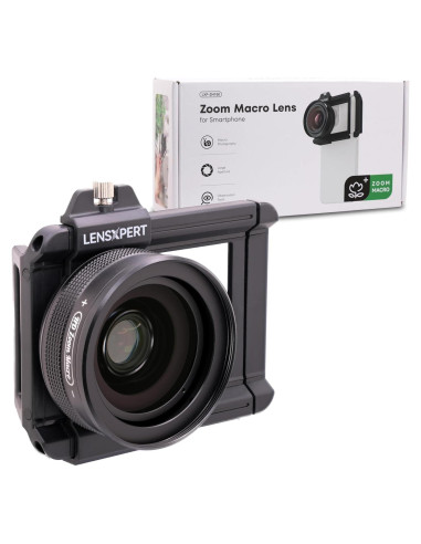 Kit de Lente Macro 10X-20X LensXpert para Smartphone