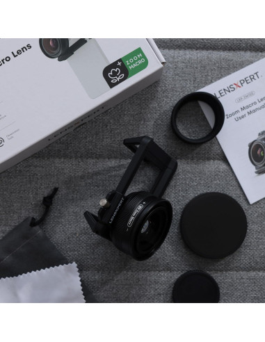 Kit de Lente Macro 10X-20X LensXpert para Smartphone