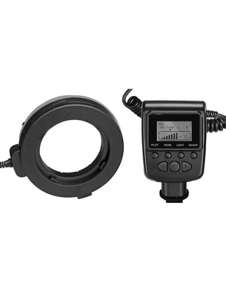 Luz Anular LED Dual Macro Canon e-TTL para Fotografía Luz Anular LED Dual Macro Canon e-TTL para Fotografía