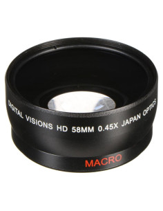 Lente Gran Angular Bower VL4558 58mm 0.45x Alta Definición