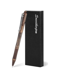 Bolígrafo Smootherpro RG335 de latón negro ergonómico