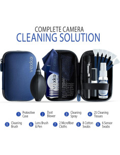 Kit de limpieza para cámaras DSLR Vexko - 9 artículos incluidos 2
