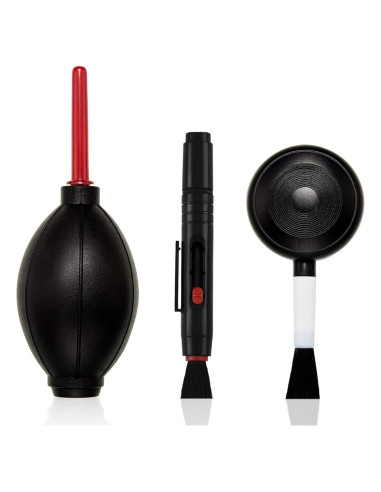 Kit de limpieza de cámara Patelai con cepillo y soplador