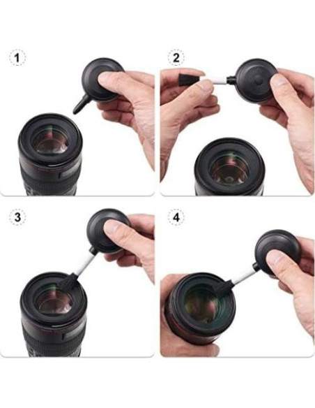 Kit de limpieza de cámara Patelai con cepillo y soplador