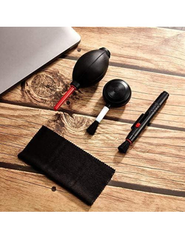 Kit de limpieza de cámara Patelai con cepillo y soplador