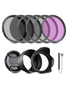 Kit de Filtros UV CPL FLD 58mm Neewer para Cámaras Canon