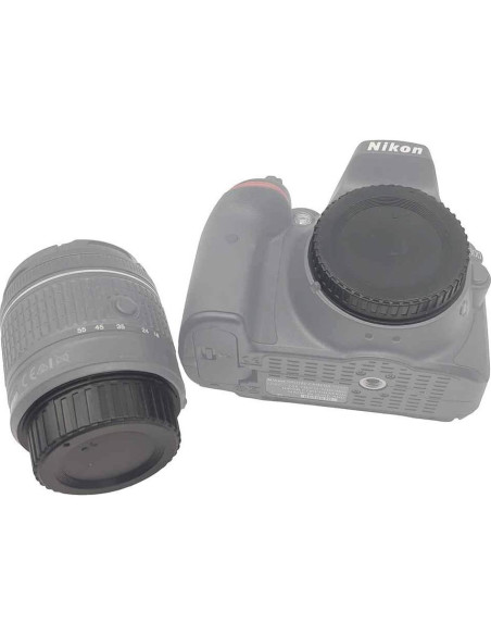 Kit Tapa Cuerpo y Lente Trasero Nikon DSLR F - ULBTER
