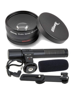 Kit de Accesorios Fotográficos Ultimaxx 58MM con Lente Gran Angular 0.43x 2