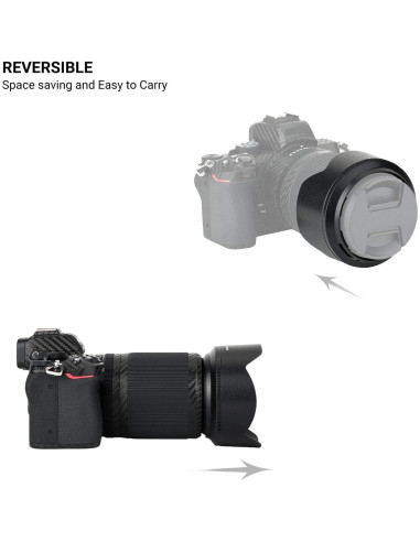 Kit de Filtros y Parasol Nikon Z30 Z50 Z fc Nikkor Z DX 16-50mm 50-250mm