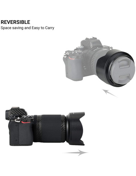 Kit de Filtros y Parasol Nikon Z30 Z50 Z fc Nikkor Z DX 16-50mm 50-250mm