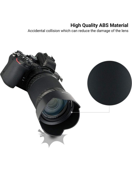 Kit de Filtros y Parasol Nikon Z30 Z50 Z fc Nikkor Z DX 16-50mm 50-250mm