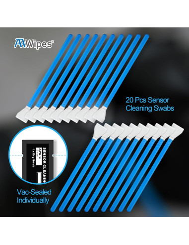 Hisopos de Limpieza AAWipes para Sensores APS-C - 20 Unidades
