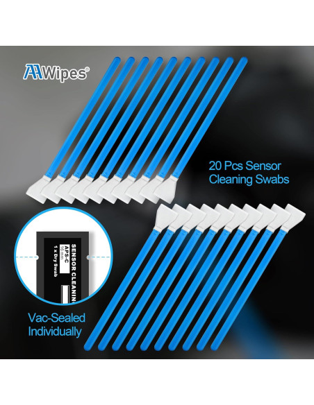 Hisopos de Limpieza AAWipes para Sensores APS-C - 20 Unidades