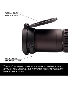 Tapas de Lentes Tenebraex para Rifles Zeiss Conquest V4 1-4x24 2