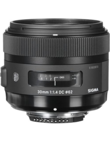 Lente Sigma 30mm f/1.4 DC HSM Art para Nikon F + Accesorios