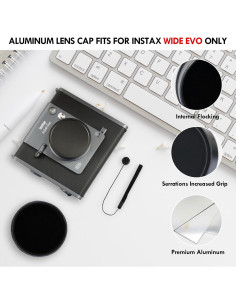 Protector de Pantalla y Tapa de Lente HIYQIN para Fujifilm Instax Wide EVO 2