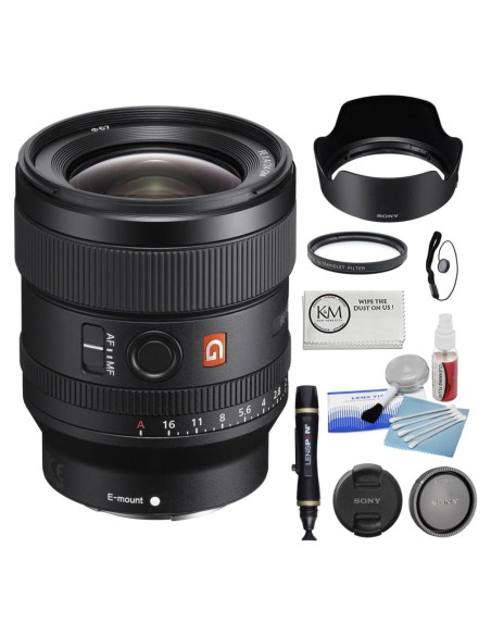 Lente Sony FE 24mm f/1.4 GM + Kit de limpieza 6 piezas