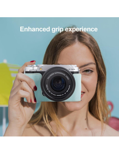 Funda Protectora Media para Cámara Fujifilm X-M5 - Azul