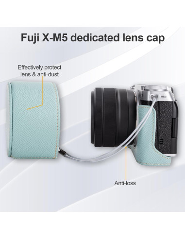 Funda Protectora Media para Cámara Fujifilm X-M5 - Azul