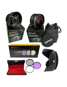 Kit de Lentes Gran Angular y Teleobjetivo OPTURA HD 58MM