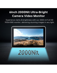 Monitor de Cámara VILTROX DC-X2 6" 4K HDMI 2000 nits 2