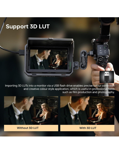 Monitor de Cámara VILTROX DC-X2 6" 4K HDMI 2000 nits