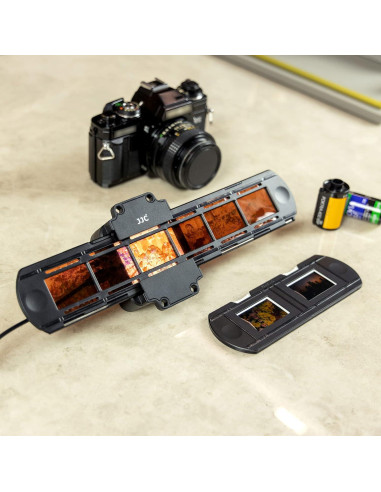 Kit Luz LED Digitalización Diapositivas JJC 10 Niveles Brillo