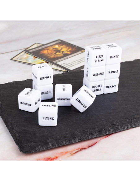 48 Piezas Contadores de Dados MTG LAMJAM Acrílico 16mm