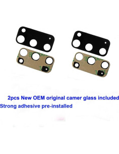 Reemplazo Lente de Cristal Cámara Samsung Galaxy S20 OEM 2pcs 2