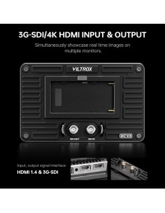 Monitor de Cámara VILTROX DC-X3 6" 4K HDMI 3G-SDI 2000 nits 2