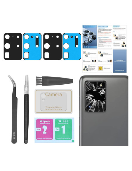 Reemplazo Cristal Lente Cámara Samsung Galaxy S20 Ultra - 2 Piezas