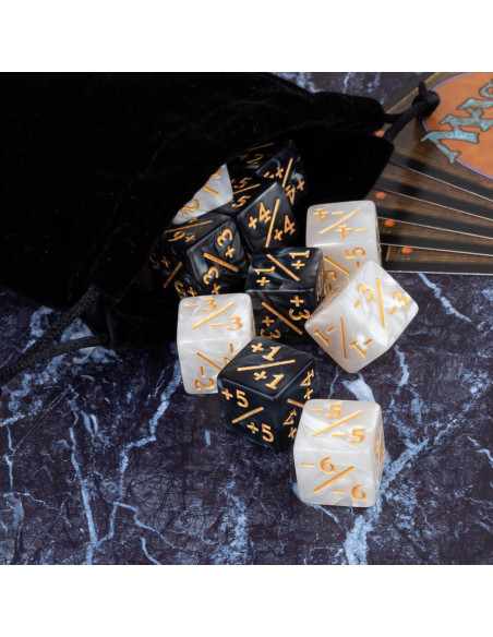 48 Piezas Contadores de Dados MTG LAMJAM Acrílico 16mm