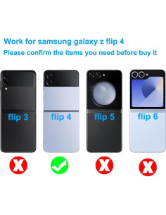 Reemplazo Lente Cámara Trasera OEM Samsung Galaxy Z Flip 4 2