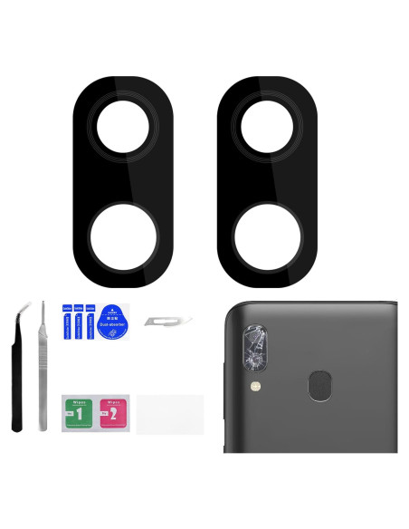 Reemplazo Lente Cámara Trasera Samsung Galaxy A20 + Kit Herramientas