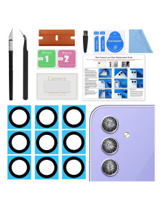 Reemplazo Cristal Lente Cámara Samsung Galaxy A54 5G - 3 Piezas