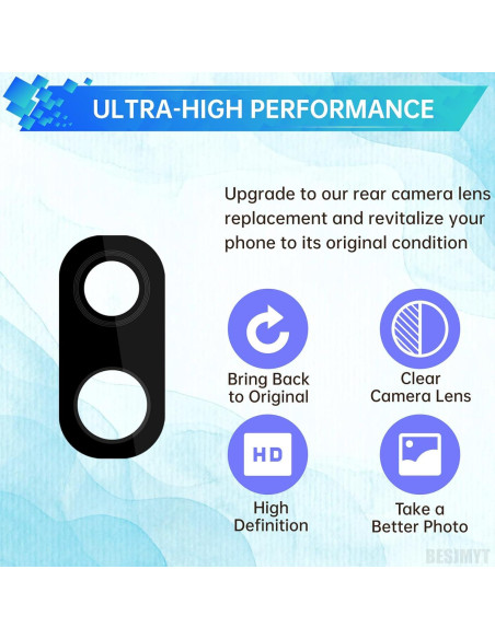 Reemplazo Lente Cámara Trasera Samsung Galaxy A20 + Kit Herramientas