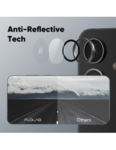 Protector de Lente de Cámara FLOLAB para Samsung Galaxy S25 - Antirreflectante, Vidrio Templado, Fácil Instalación 2