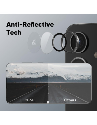 Protector de Lente de Cámara FLOLAB para Samsung Galaxy S25 - Antirreflectante, Vidrio Templado, Fácil Instalación