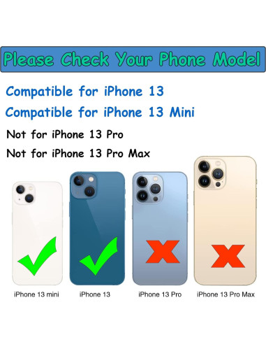 Reemplazo Lente de Cristal Cámara Trasera iPhone 13 Mini Dogxiong